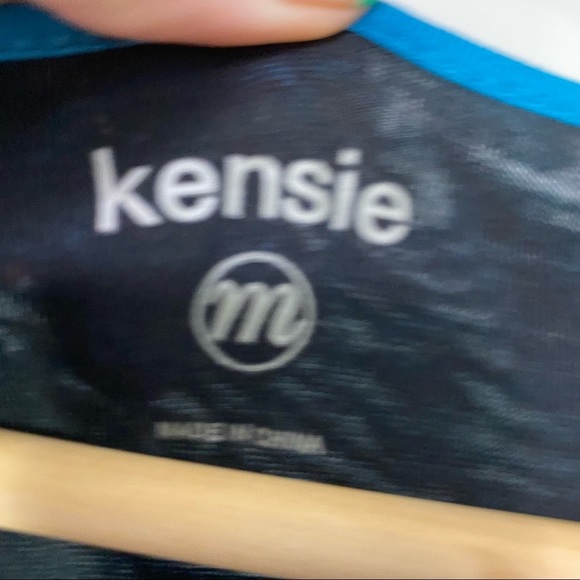 NWT-Kensie Blue and Black Dress - Picture 4 of 7